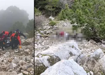 Uçurumda bulunan cesetle ilgili eşi ve oğlu dahil 9 gözaltı