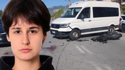 Antalya'nın Alanya ilçesinde minibüsle motosikletin çarpışması sonucu ağır yaralanan 20