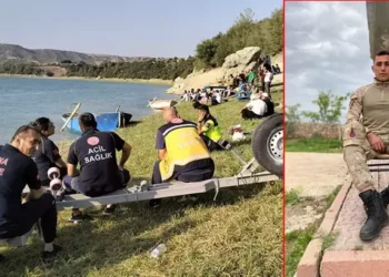 Uzman çavuş nehirde kayboldu