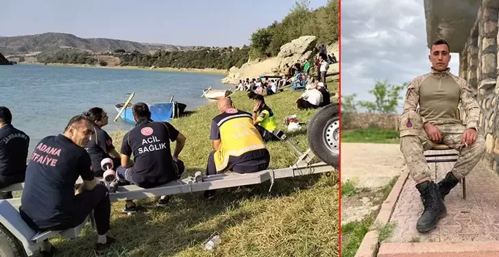 Uzman çavuş nehirde kayboldu