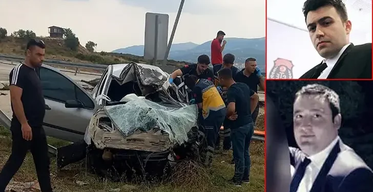 Otomobil, kamyonun altına girdi