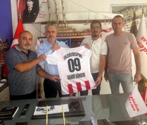 Yazıderespor’dan Gündem’e forma hediyesi