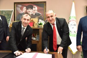 İncirliova Belediyesi ile Et ve Süt Kurumu arasında protokol imzalandı.