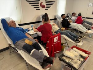 Aydın’da faaliyet gösteren Güriş-Mogan Jeotermal Elektrik Santrali’nin yönetici ve çalışanları,