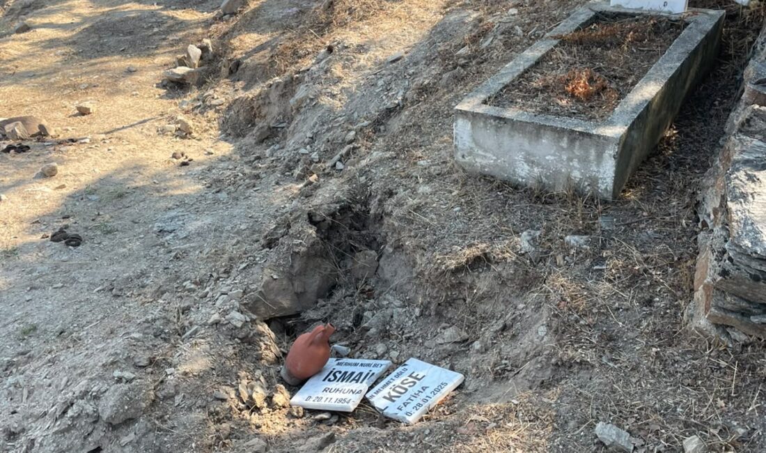 Koçarlı’da mezarlığa saldırı: Mezar taşları paramparça edildi Koçarlı'nın Gözkaya Mahallesi Mezarlığı'nda kimliği belirsiz kişi ya da kişilerce