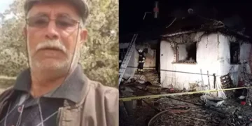 Yangında annesini kurtarmak isterken öldü