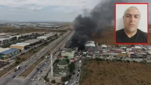 Konya‘da bir yatak fabrikasında kompresör makinesinin patlaması sonucu çıktığı değerlendirilen