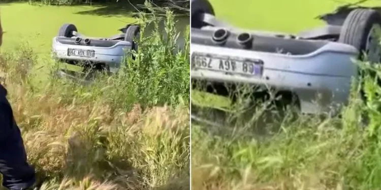 aksaray da drenaj kuyusundaki otomobilde 2 ceset bulundu 19973410 4104 amp