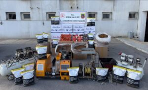 Aydın’da bir milyon 350 bin TL’lik kaçak tütün ele geçirildi