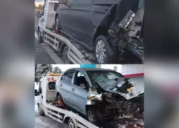 Patlayan lastiği değiştirenlere otomobil çarptı: 2 ölü, 7 yaralı