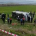 Halter turnuvasına giden midibüs devrildi; 2 ölü, 26 yaralı