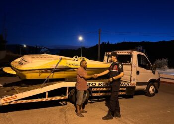 Söke’de çalınan botu jandarma buldu