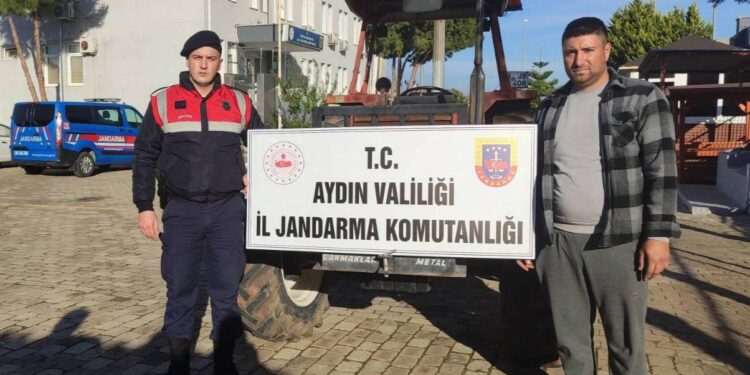 Söke’de çalınan traktör Didim’de bulundu