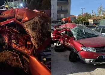 Kavşaktaki kazada evli çift ile kızları öldü