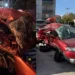 Kavşaktaki kazada evli çift ile kızları öldü