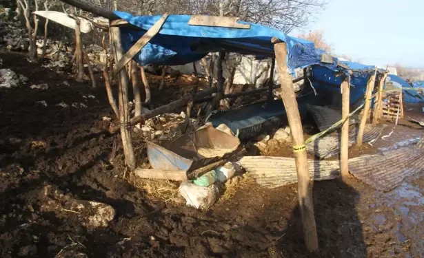 Evde çıkan yangında çift öldü