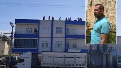 Tamir için dama çıkan usta ve çırakların fecii sonu Diyarbakır'ın Bismil ilçesinde 2 Ekim'deki kuvvetli rüzgarda düşen sacı kaynak