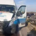 Öğrenci servisi ile hafif ticari araç çarpıştı; 8 yaralı