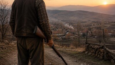 Elazığ'ın Meşeli köyünde gece ağıl nöbeti tuttuğu sırada gelen ses