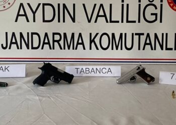 Germencik’te silah kaçakçılarına jandarmadan geçit yok