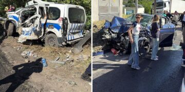 izmirde freni patlayan tir 6 araca carpti olu ve 19791278 4451 amp