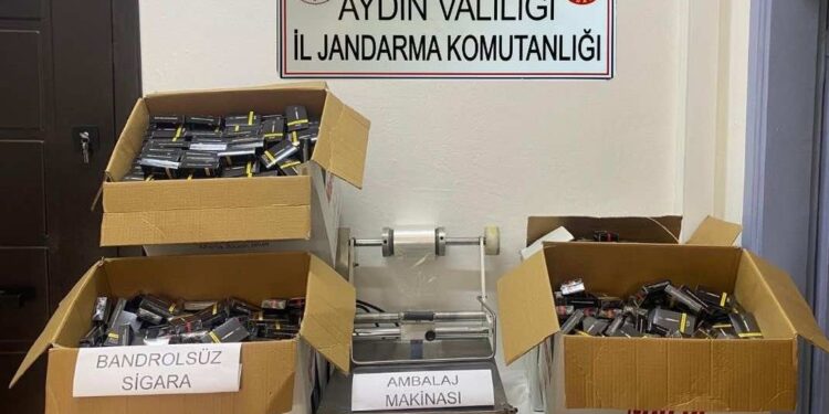 Germencik’te kaçak tütün operasyonu
