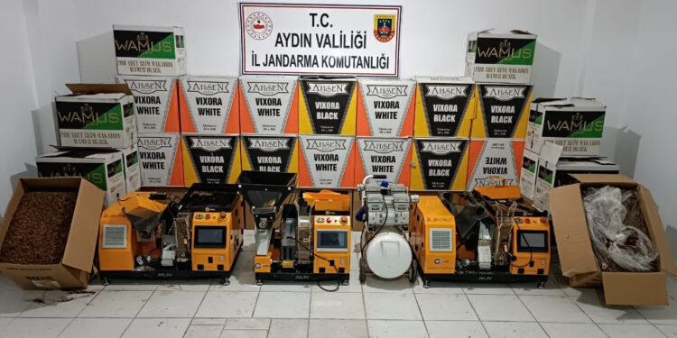 Kuşadası’nda 1 milyon 300 bin TL’lik kaçak sigara ele geçirildi
