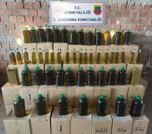 Aydın’da 4 ton sahte zeytinyağı ile yakalandılar