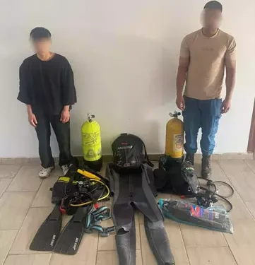 Yunanistan'a geçme hazırlığındaki 3 kaçak göçmen yakalandı