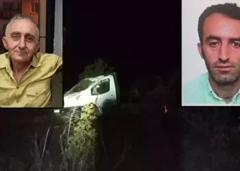 Kamyonet uçurumdan yuvarlandı 2 öldü