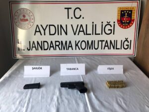 İncirliova’da şüpheliden ruhsatsız tabanca çıktı
