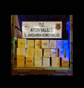 Aydın’ın Efeler ilçesinde jandarma ekiplerinin yaptığı çalışma sonucu 2 bin