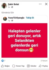 "Selanikliler de geri dönsün" diyen müdür görevden alındı