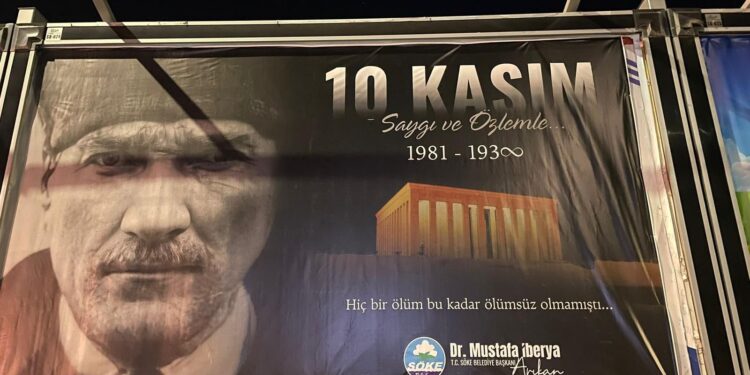 Söke Belediyesi Ata’nın doğum yıldönümünü yanlışı