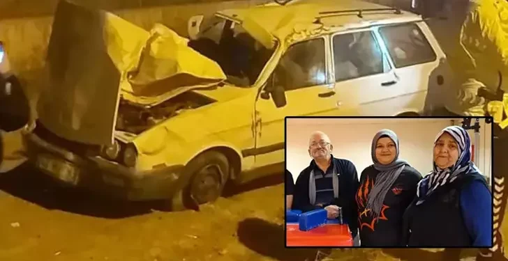 Otomobil takla attı baba hayatını kaybetti