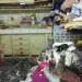 Evden 7 traktör römorku dolusu çöp çıktı