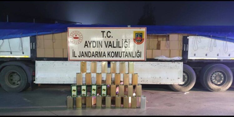 TIR dolusu 34 bin litre zeytinyağı ele geçirildi