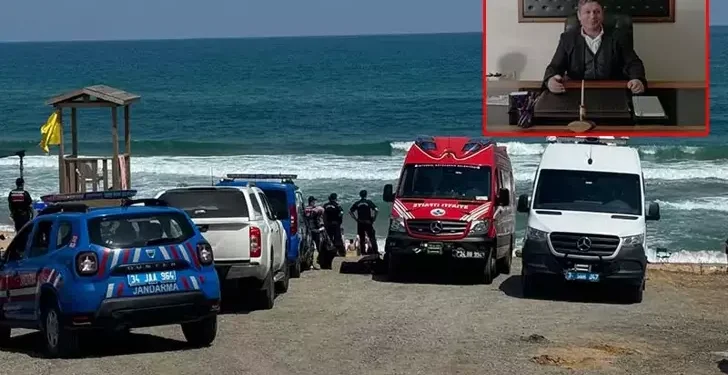 Denize giren okul müdürü boğularak hayatını kaybetti