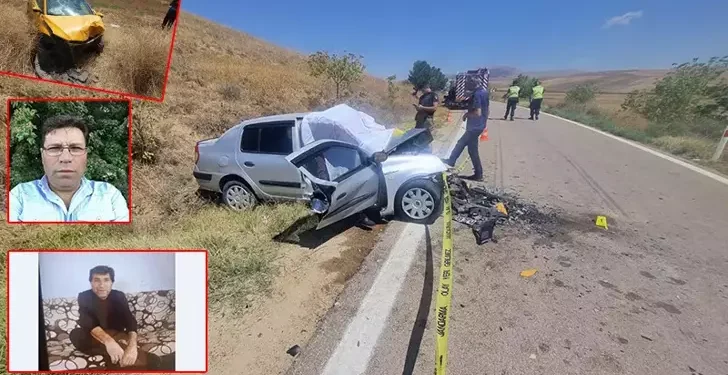 Otomobiller çarpıştı 2 kardeş hayatını kaybetti