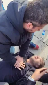 Otomobilini yıkarken kalp krizi geçirdi